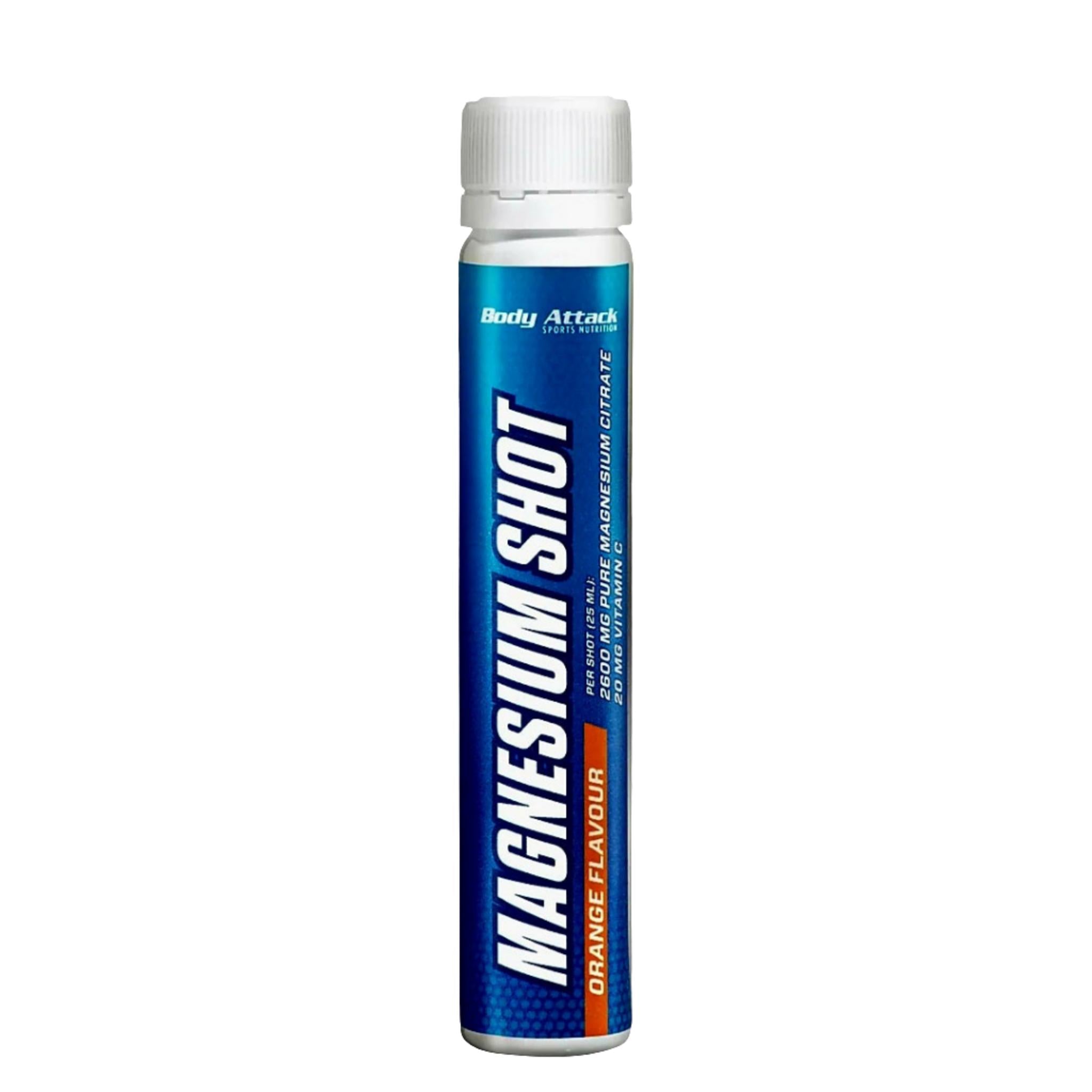 Body Attack Magnesium Shot (20x25ml)