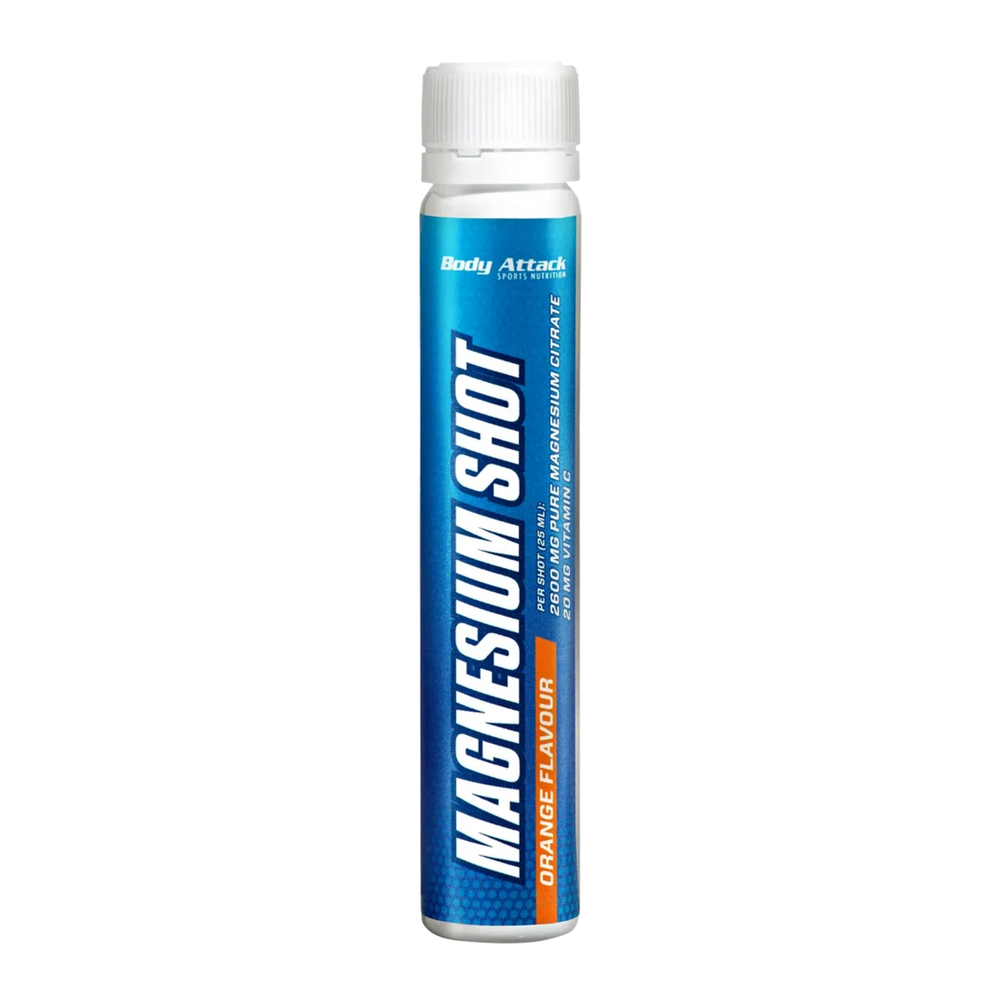 Body Attack Magnesium Shot 20x25ml - Orange