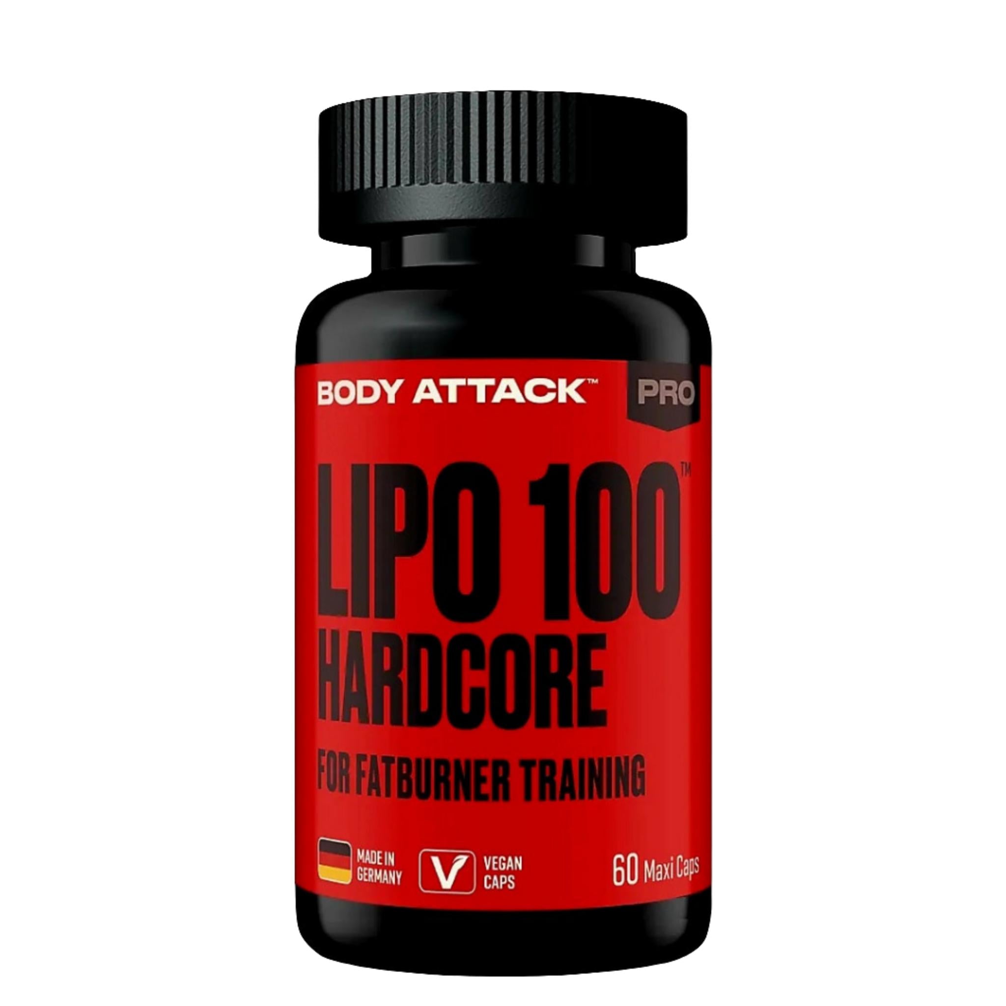 Body Attack LIPO 100 Hardcore (60 Kapseln)