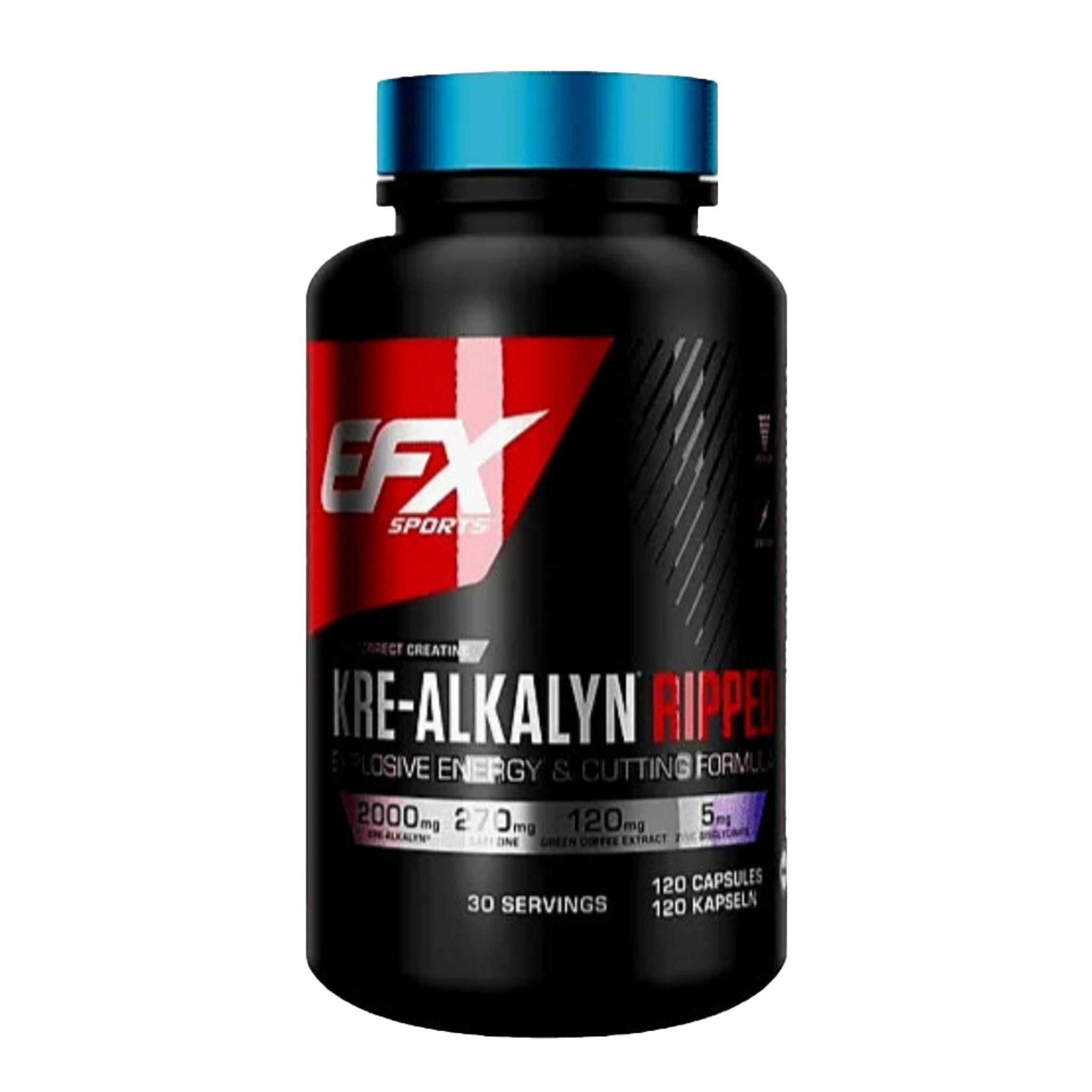 EFX Sports Kre-Alkalyn Ripped (120 Kapseln)