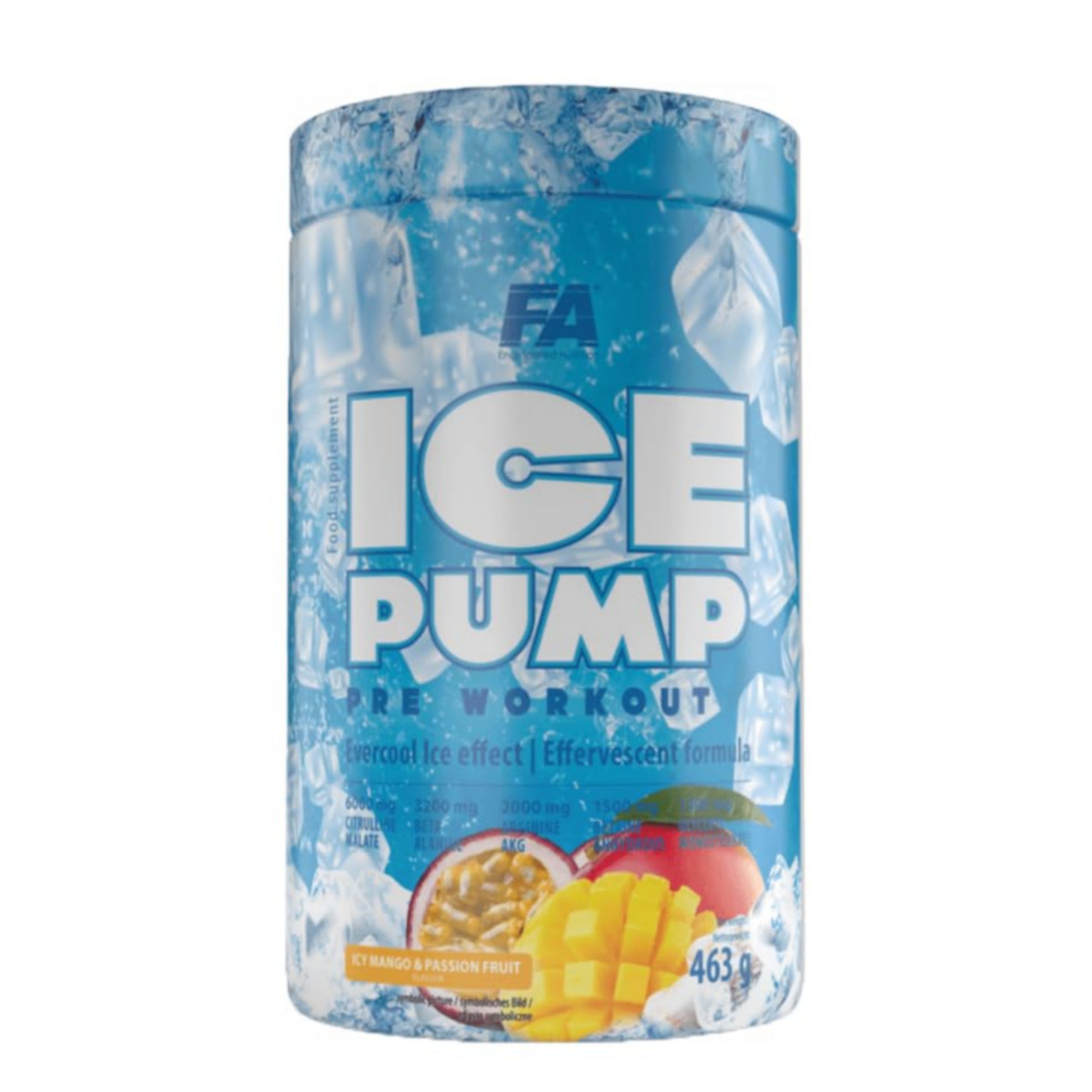 FA Nutrition ICE Pump Pre-Workout (463g)
