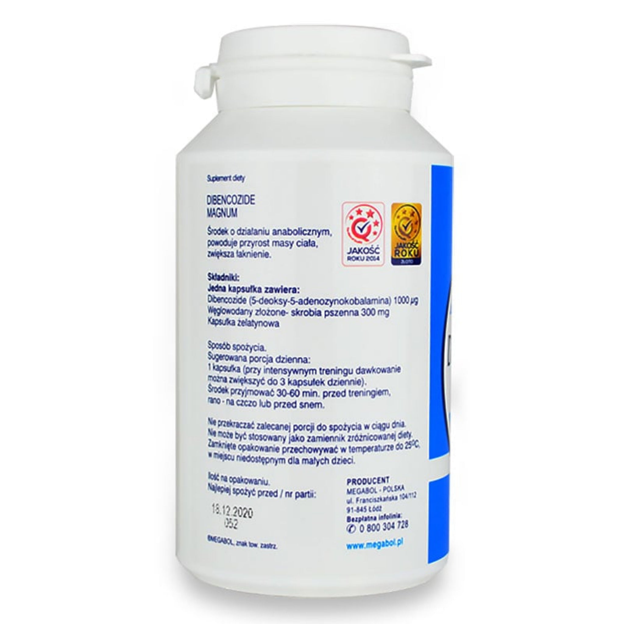 Megabol Dibencozide Magnum (100 Kapseln)
