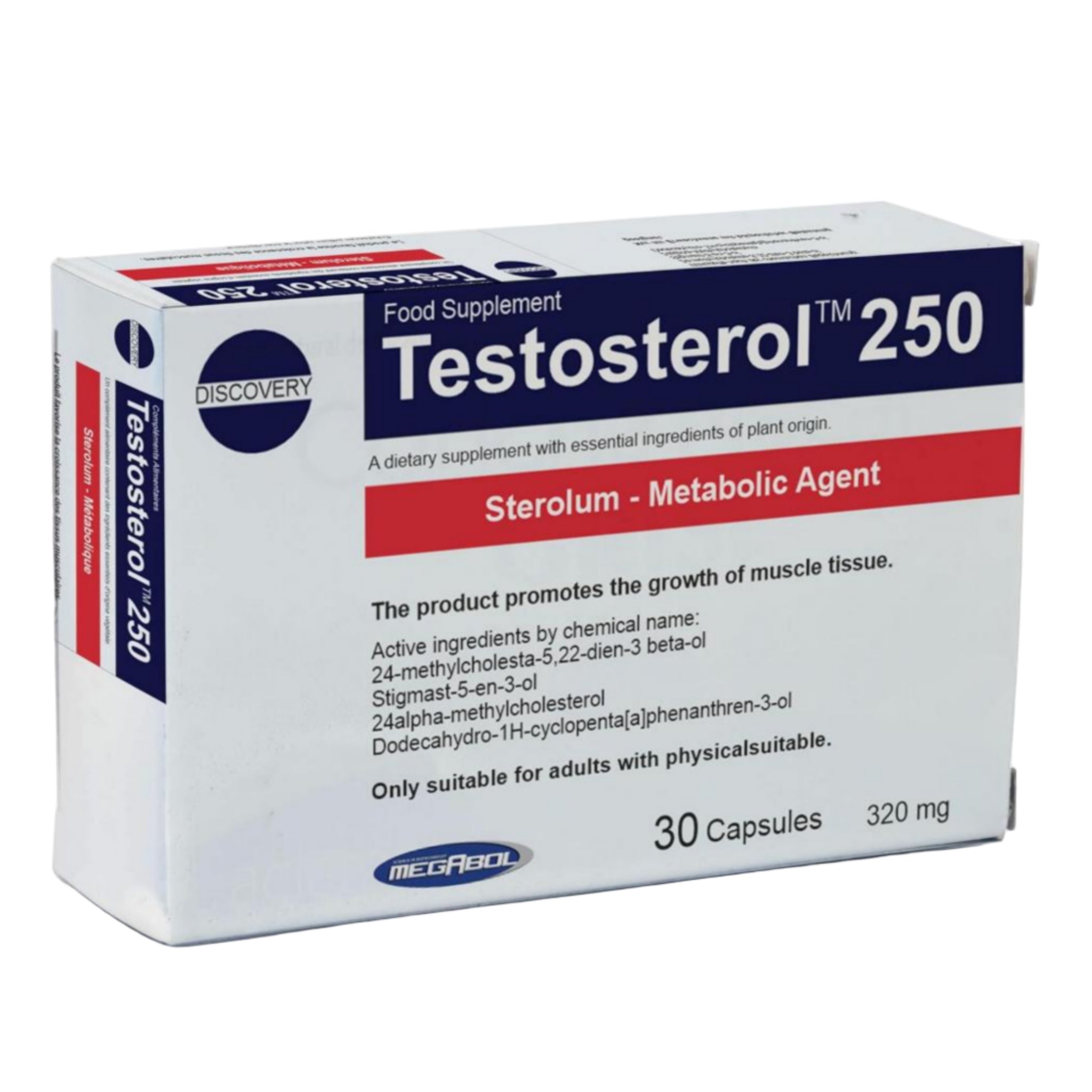 Megabol Testosterol 250 (30 Kapseln)