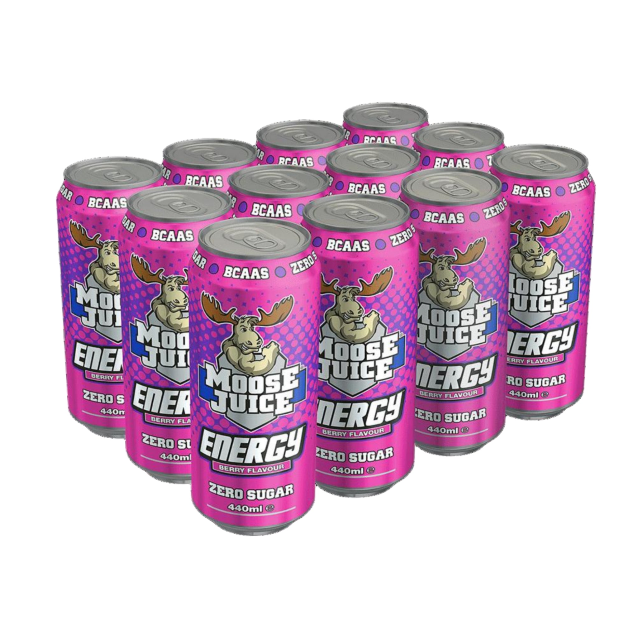 Muscle Moose Juice Energy Drink Zero Sugar (12x440ml)