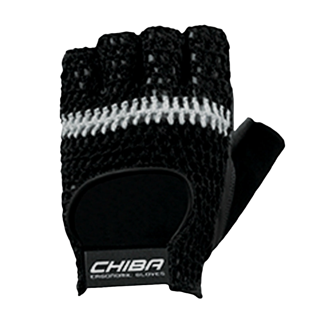 Chiba Athletic Trainingshandschuhe Schwarz