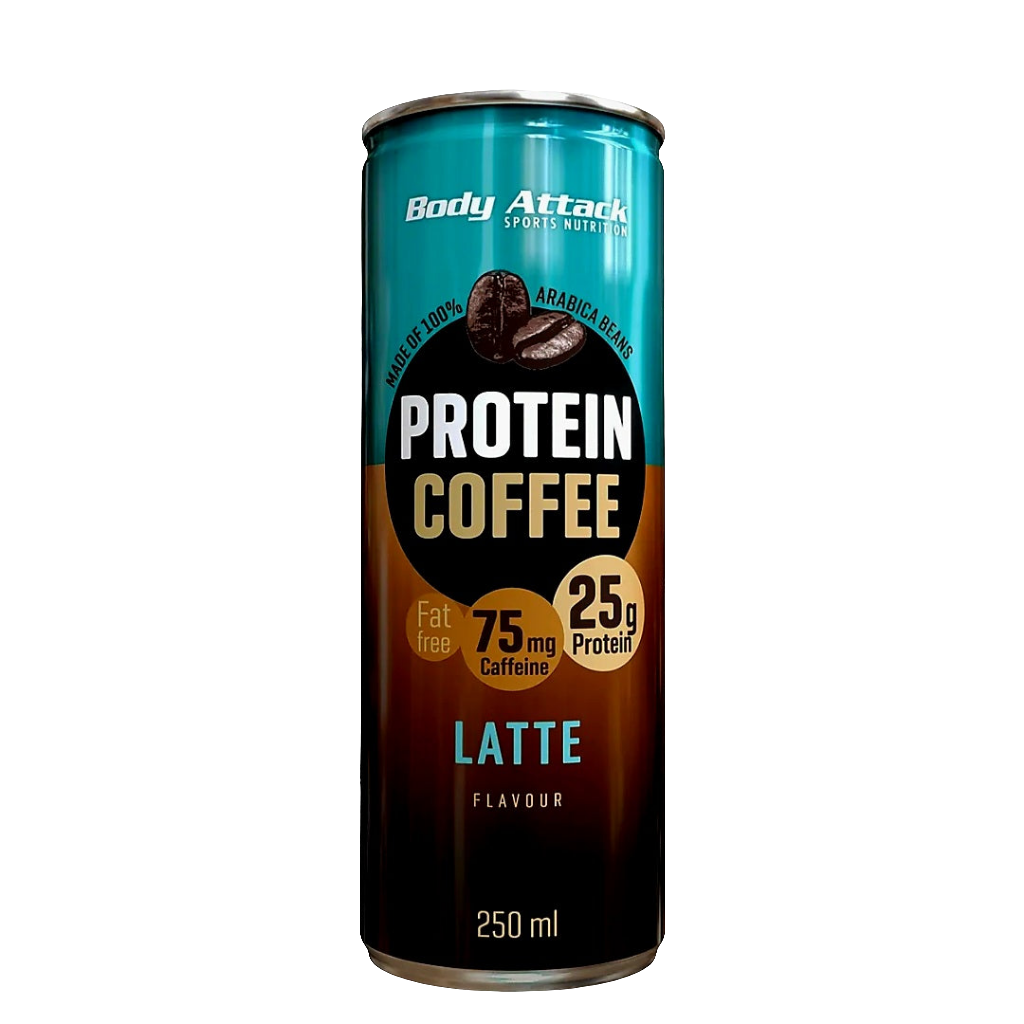Body Attack Protein Coffee Latte (12x250ml)