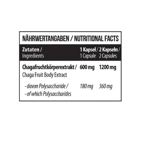 MST Chaga Mushroom (60 Kapseln)