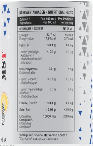 MST L-Carnitine Carnipure 100.000 (1000ml) - Orange