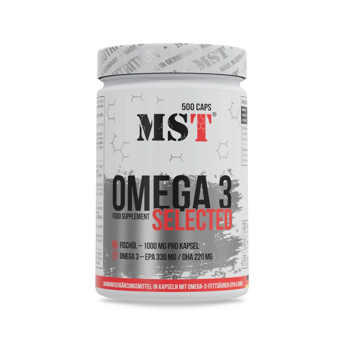 MST Omega 3 Selected (500 Kapseln)