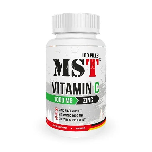 MST Vitamin C 1000 + Zinc (100 Pillen)