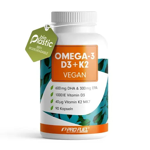 ProFuel Omega 3+D3+K2 Algenöl (90 Kapseln)