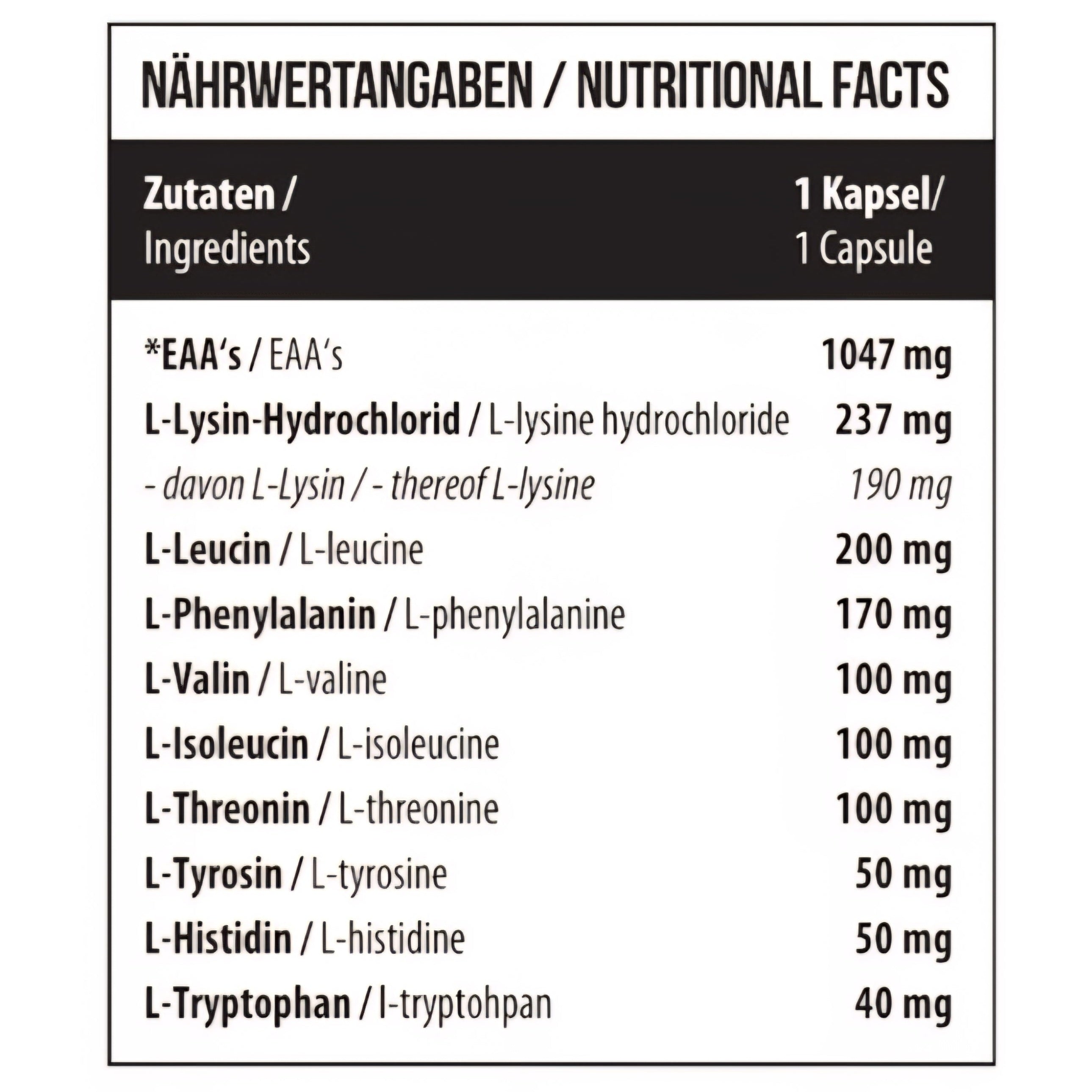 MST 9EAA's Essential Amino Acids (120 Kapseln)