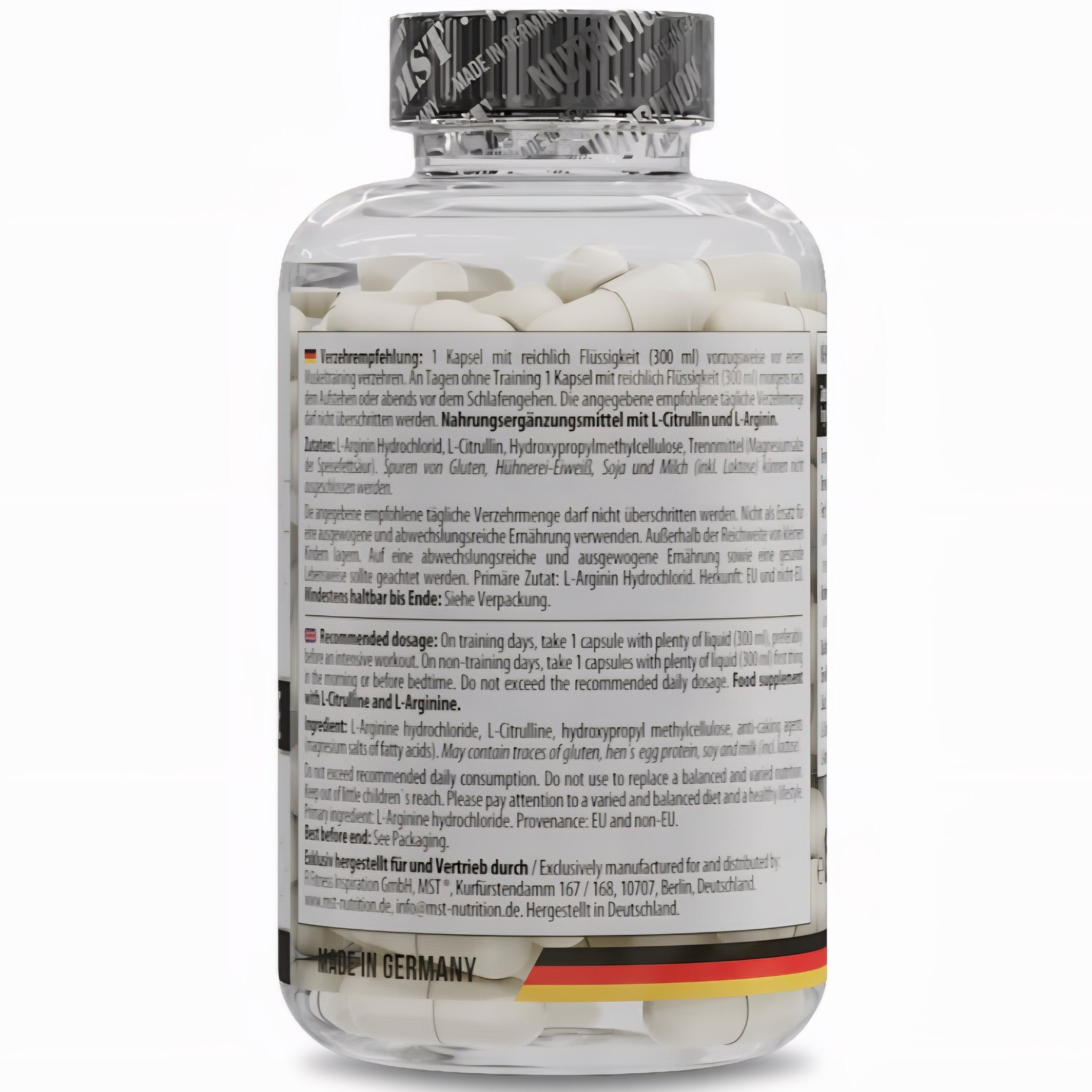 MST Amino Pump L-Citrulline + L-Arginine (120 Kapseln)