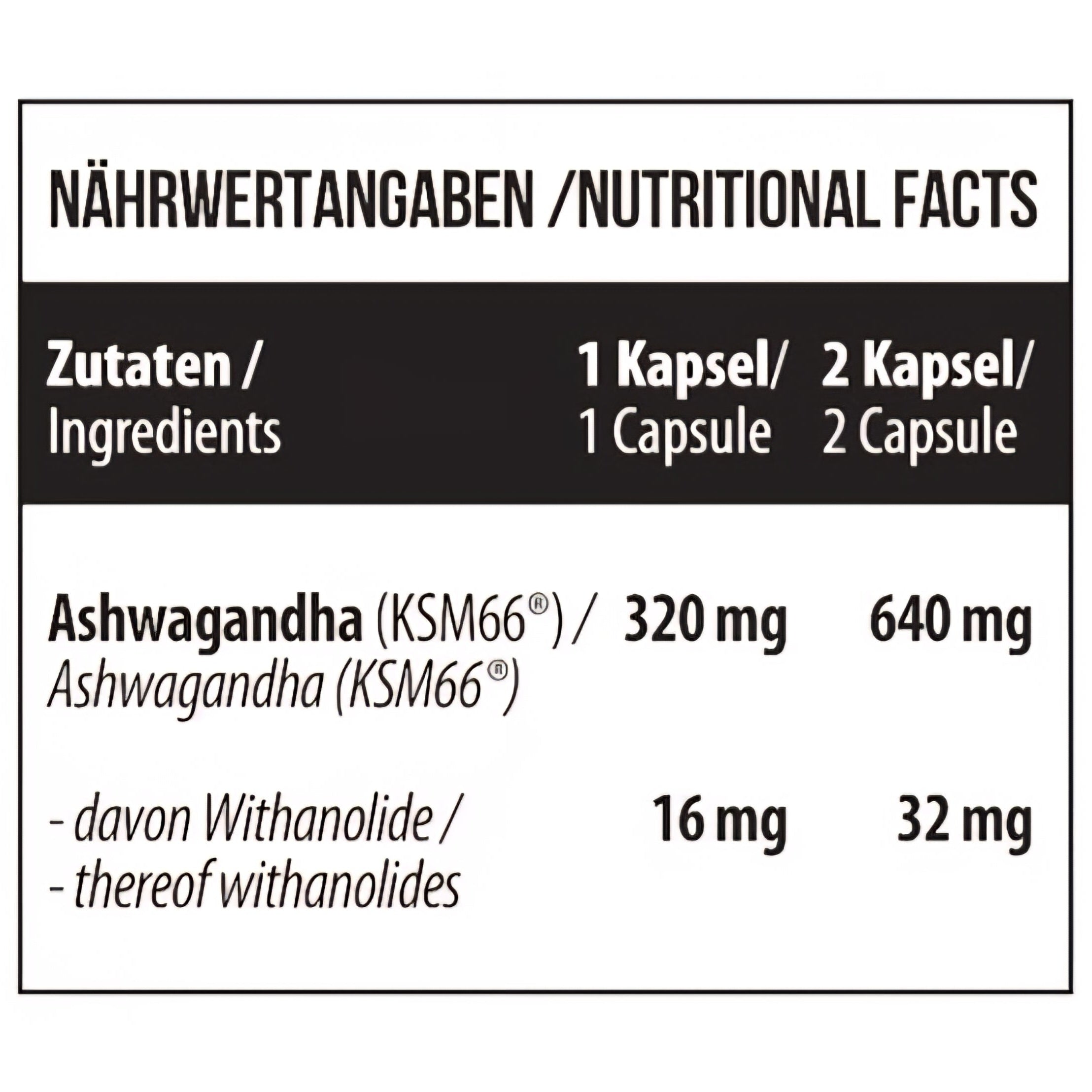 MST Ashwagandha KSM 66® (120 Kapseln)