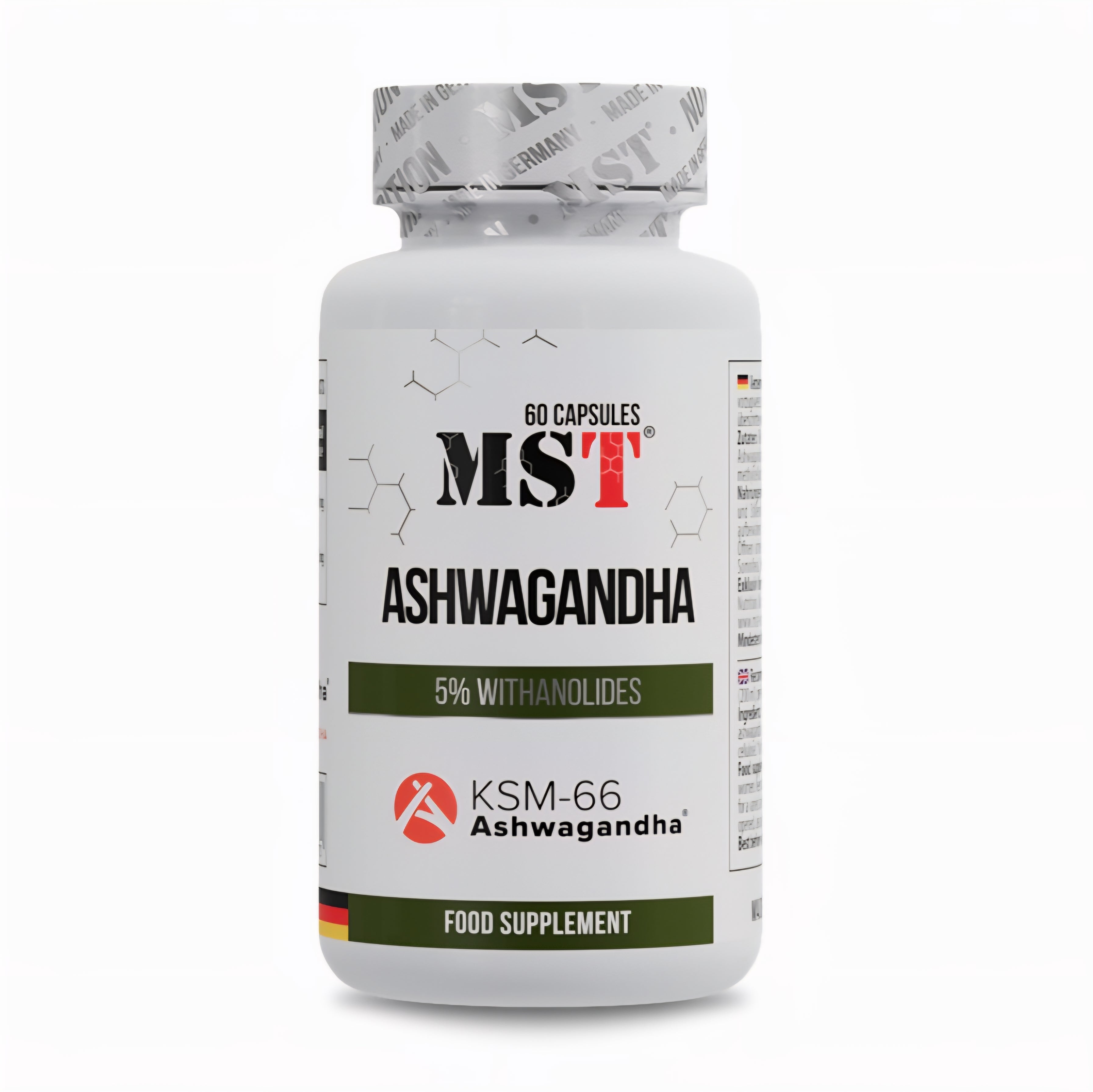 MST Ashwagandha KSM 66® (60 Kapseln)