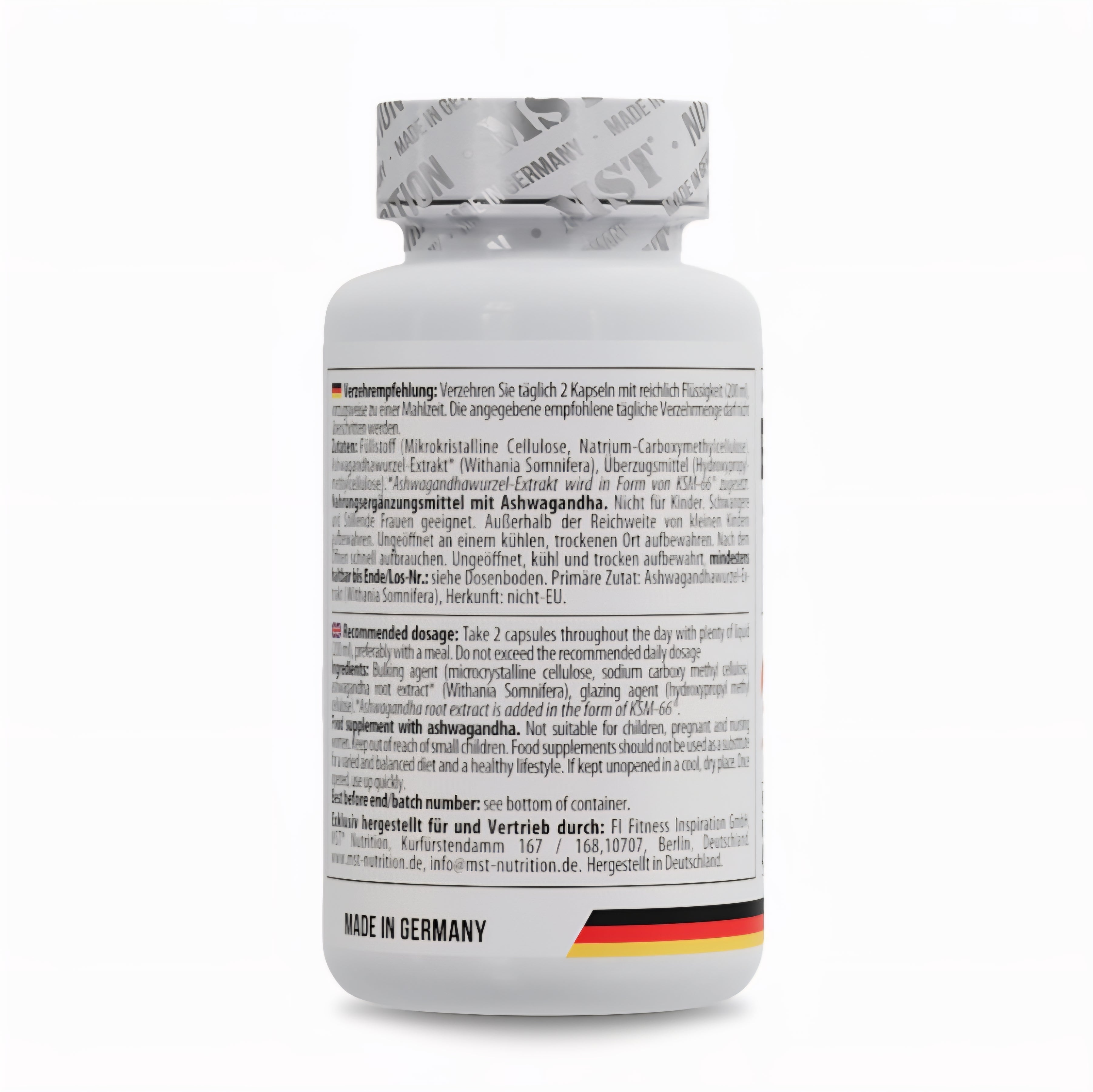 MST Ashwagandha KSM 66® (60 Kapseln)