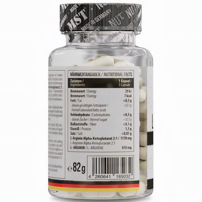 MST L-Arginine AKG Vegetarian (60 Kapseln)