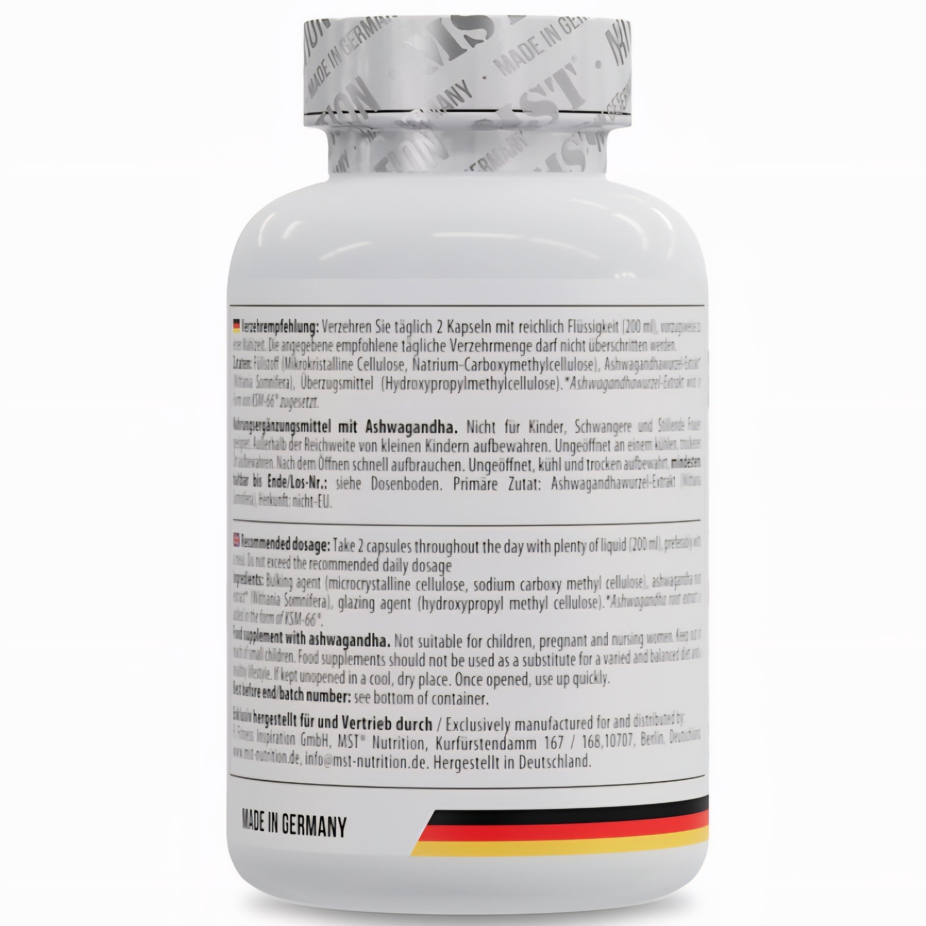 MST Ashwagandha KSM 66® (120 Kapseln)