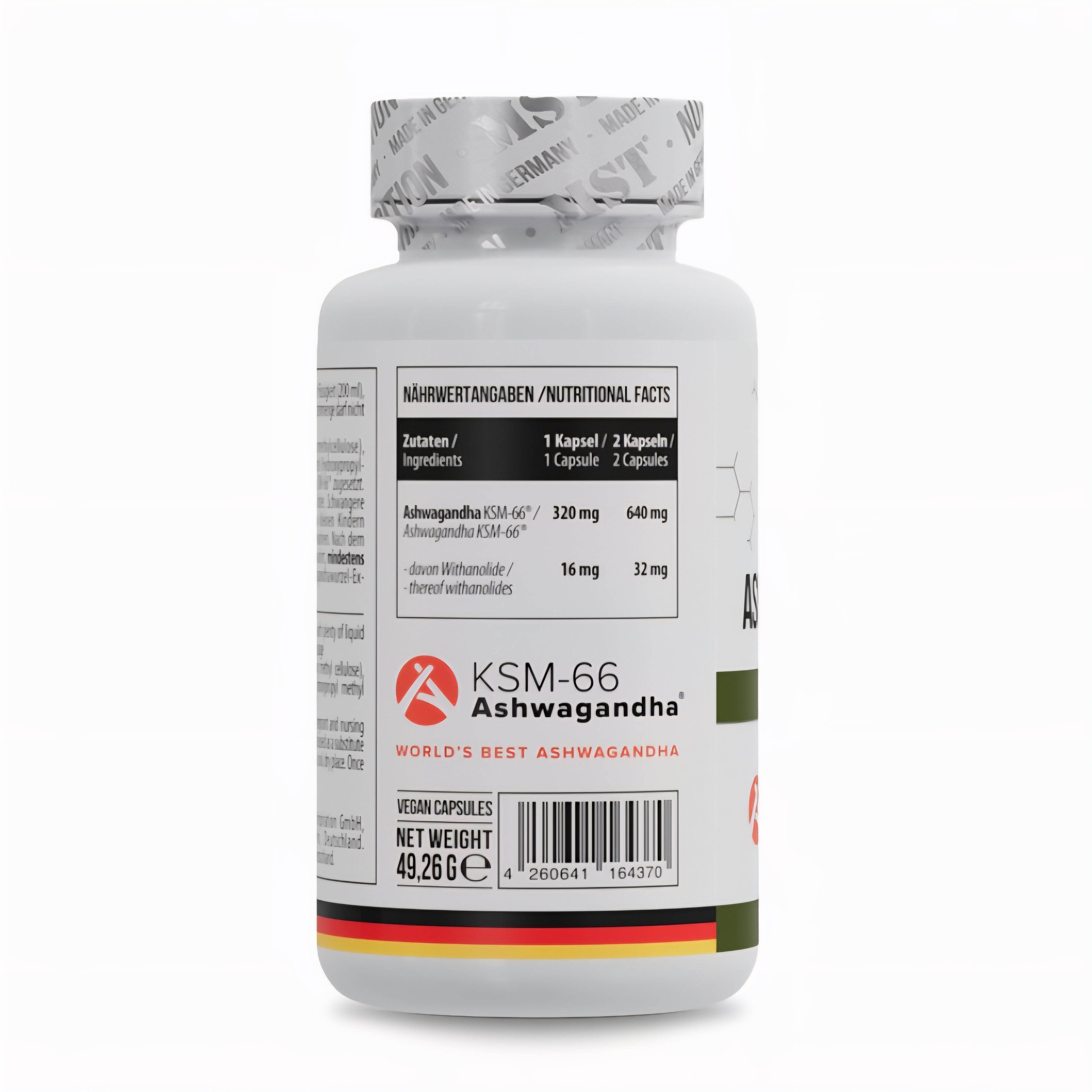 MST Ashwagandha KSM 66® (60 Kapseln)
