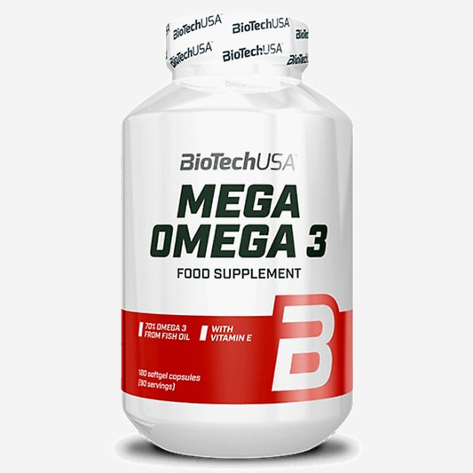 BioTechUSA Mega Omega 3 (180 Kapseln)