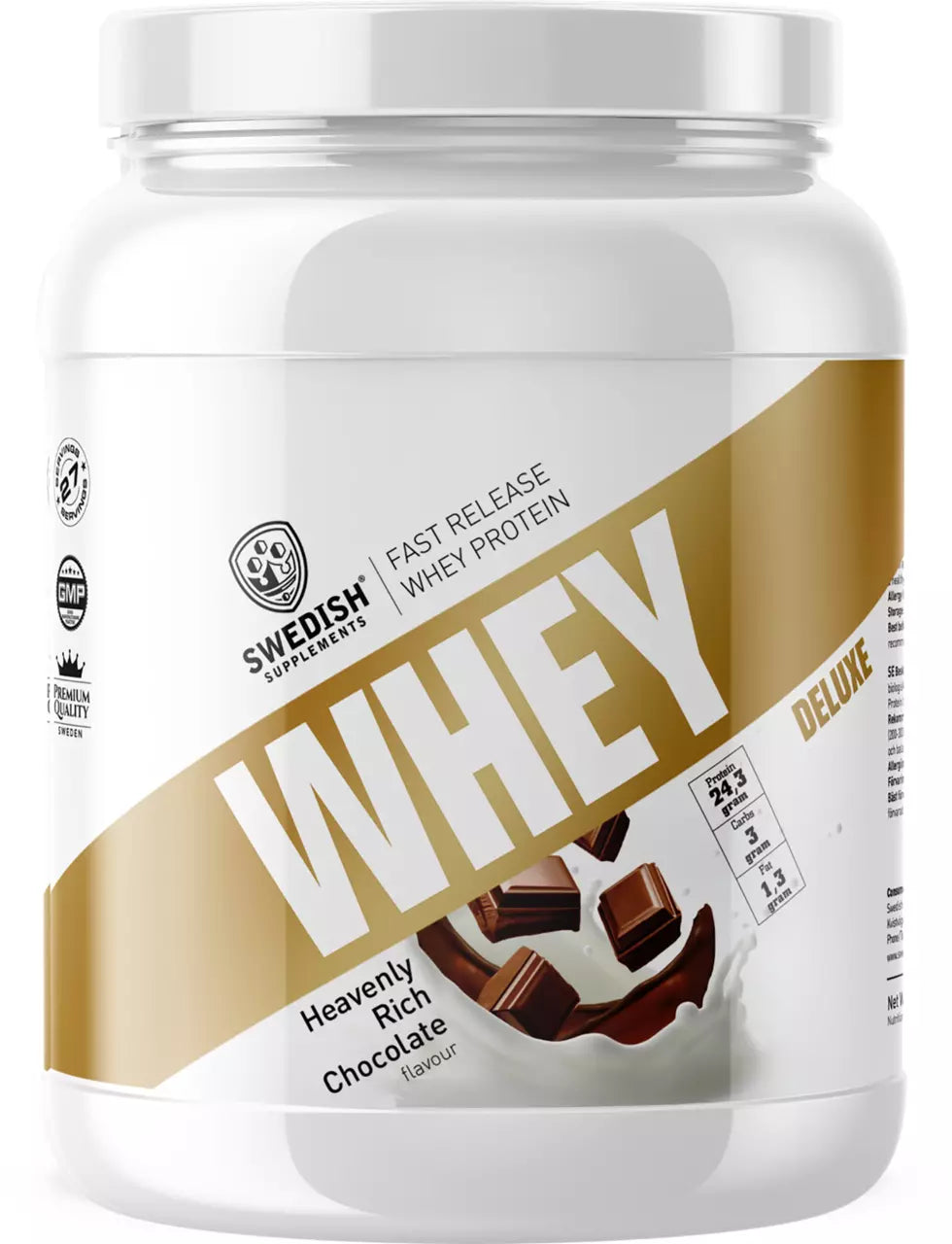 Swedish Supplements Whey Protein Deluxe (900g)