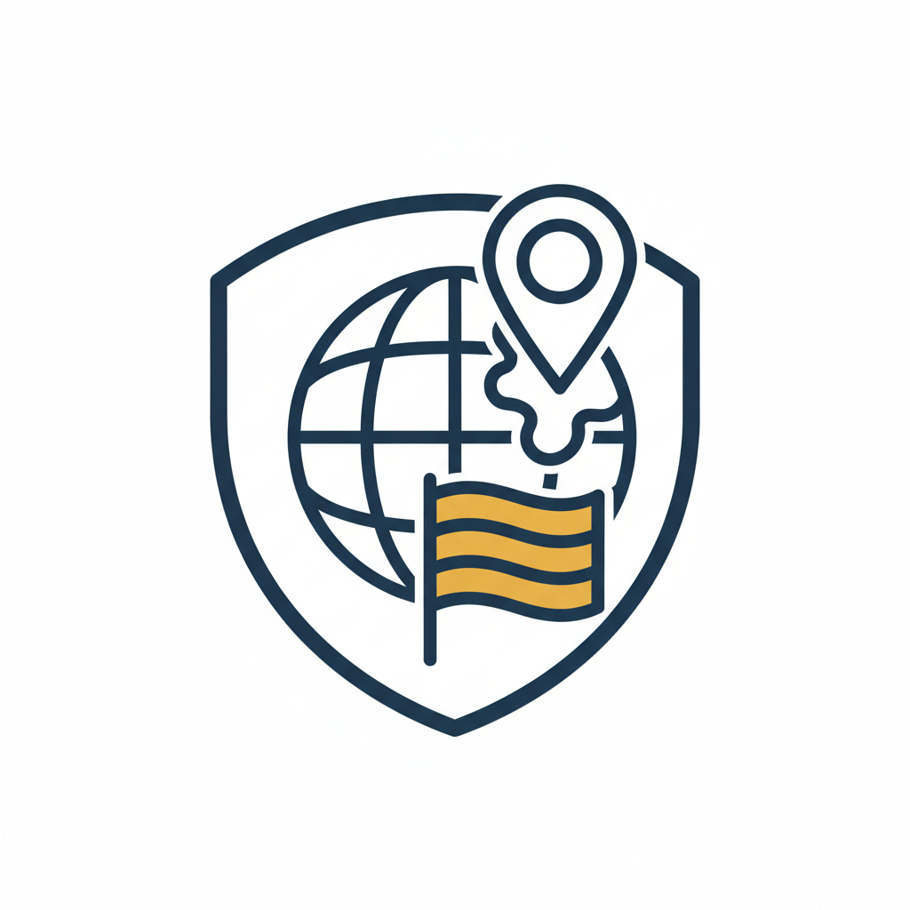 Symbol für Herkunftsland eines Produkts